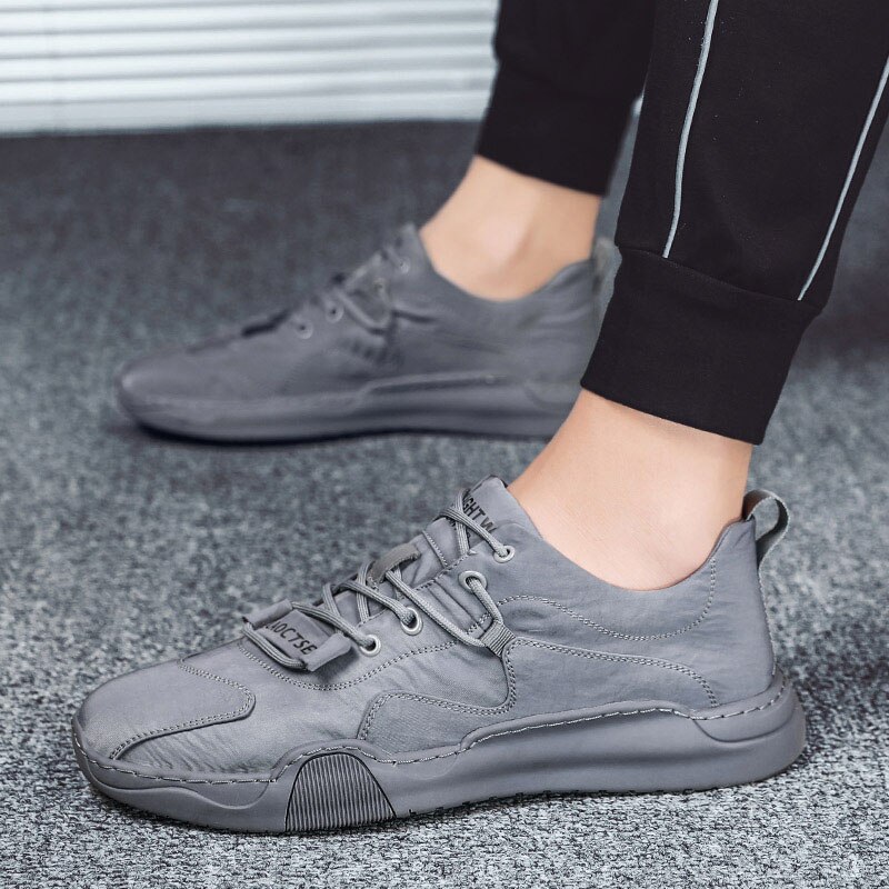 Casual Shoes For Men Comfortable Trending Mens Breathable Walking Sneakers Zapatillas Hombre Sapatos Masculino: Gray / 9.5