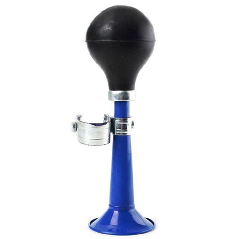 Klaxon à Air en métal pour vélo, trompette, presser l'ampoule en caoutchouc, 30MP02: Bleu