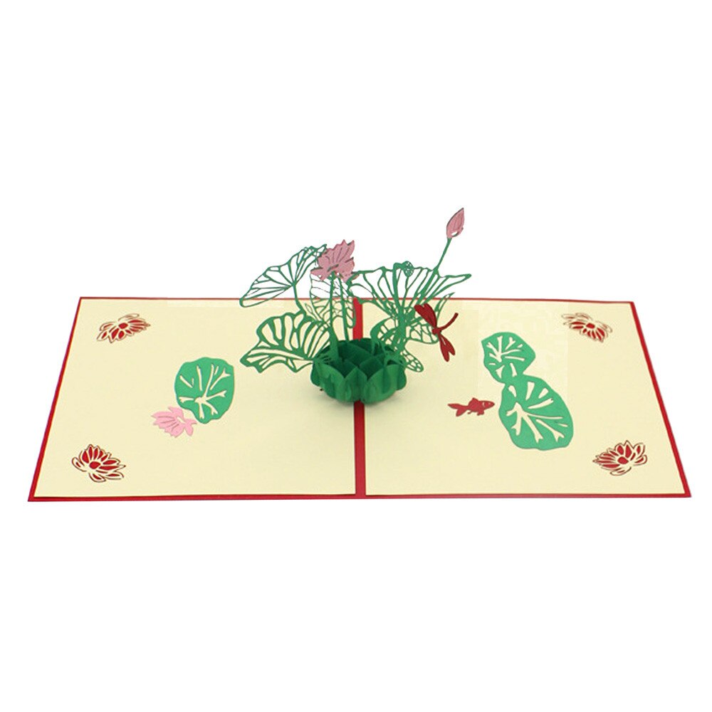 Newest creativity Paper 3D Pop Up Cards Valentine Lover Happy Birthday Anniversary Greeting Cards Postcards Card