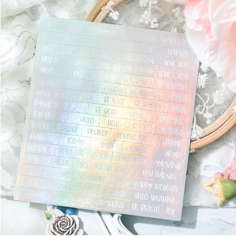 KSCRAFT Words Stickers for Scrapbooking DIY Projects/Photo Album/Card Making Crafts
