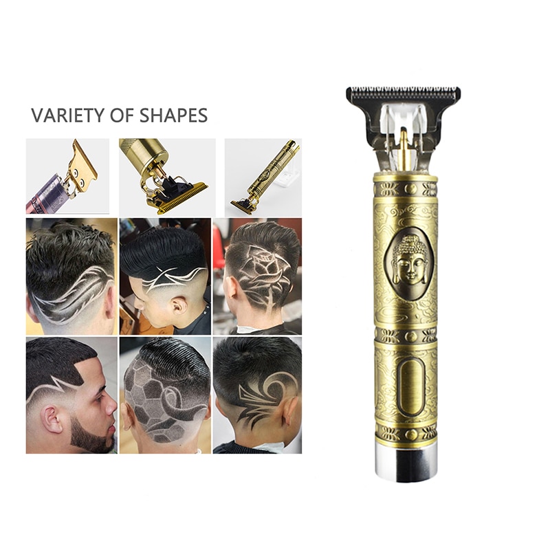 Adul-tondeuse professionnelle pour hommes, rasoir 0mm, rasage de barbe et finition de précision