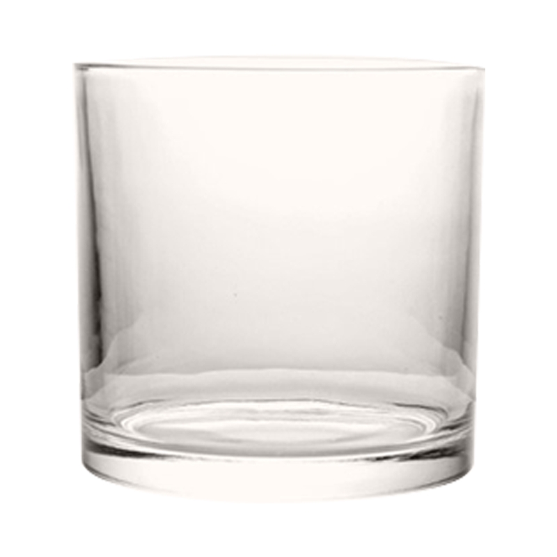 Acuario cilíndrico de cristal, cuencos transparentes de escritorio para peces pequeños, jarrones duraderos de 3 tamaños, soporte para adornos de dulces: 15x15cm