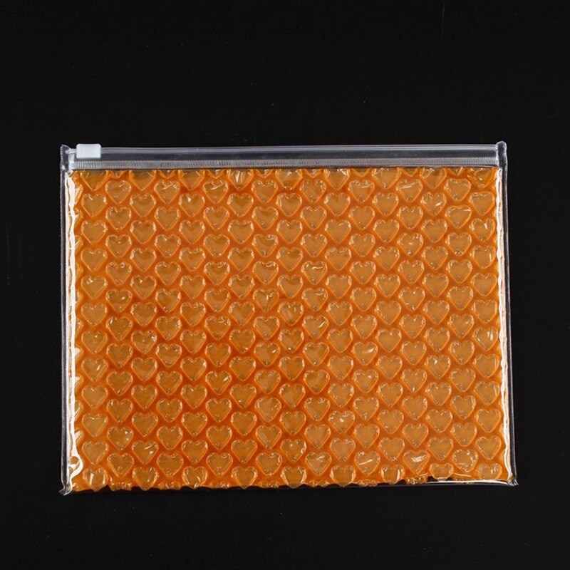 20Pcs Bubble Mailer Color Plastic Ziplock Bubble Bags Waterproof Bag Logistics Shockproof Bag Business Supplies 21x16cm: orange