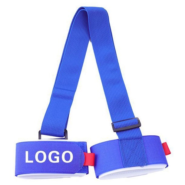 Adjustable Snowboard Easy Backpack Shoulder-strap Ski Pole/Sleigh Strap Shoulder/Handle Dual Carrier Tying Skis Sling Braces: Blue