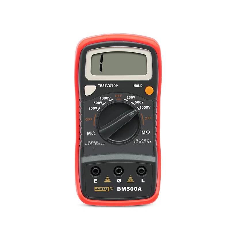 Isolatieweerstandsmeter, Vcb60 Digitale Isolatieweerstandstester Megger Megohm Meter 1000v 01 2000m Zwart Oranje