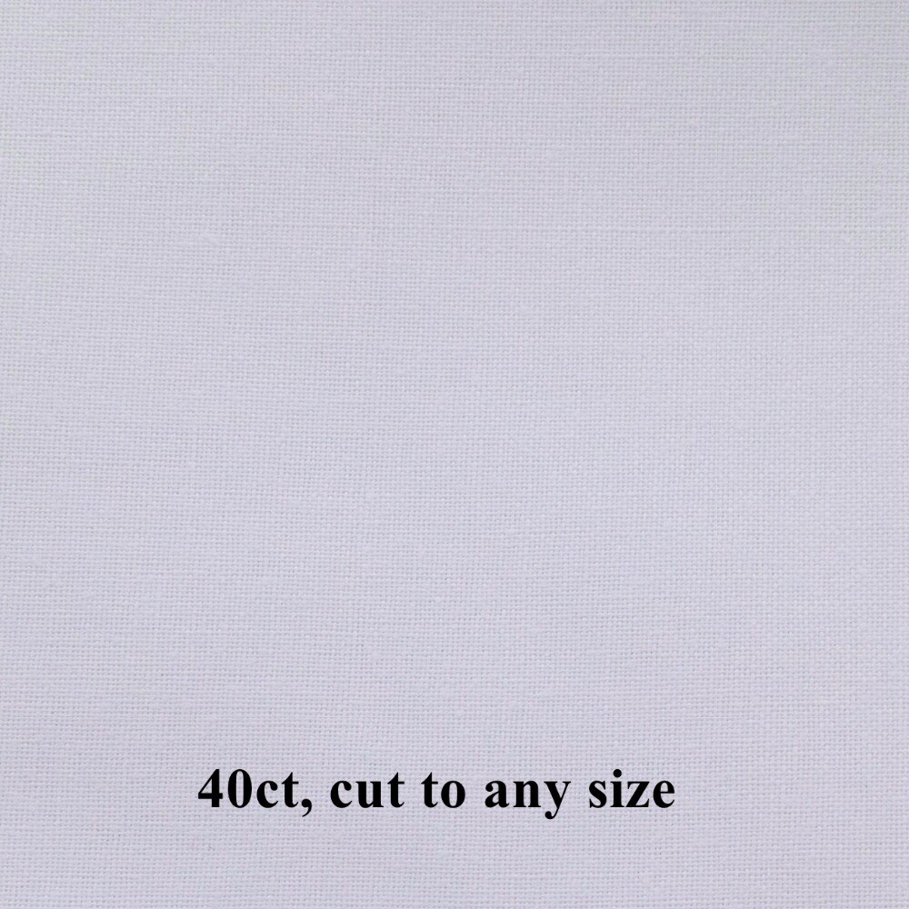 Aida cloth 14ct 18ct 28ct 40ct cross stitch fabric canvas small grid white DIY handcraft supplies stitching embroidery craft