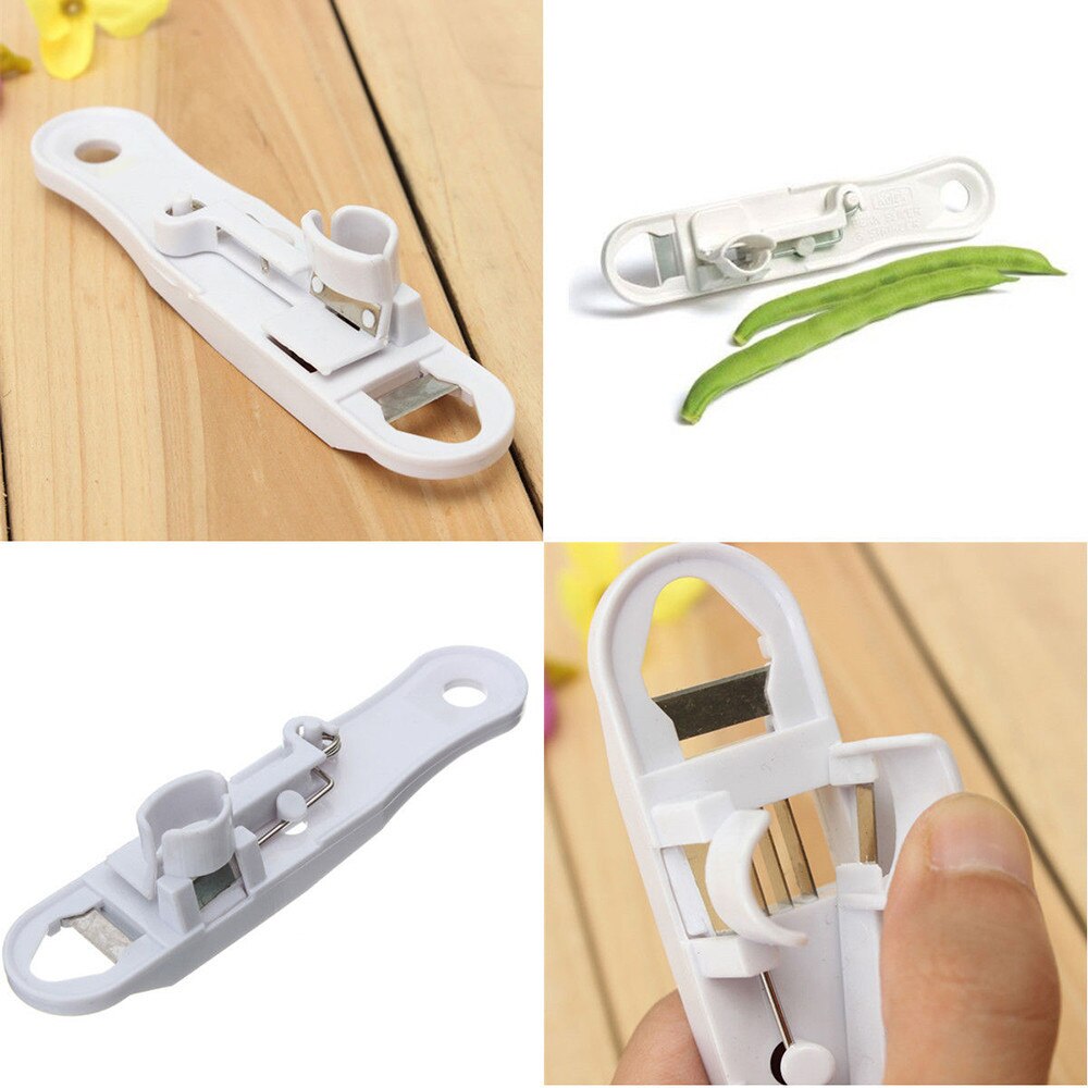 20 # cualificado estilo francés verde frijol vegetal Runner cortador Stringer Remover pelador