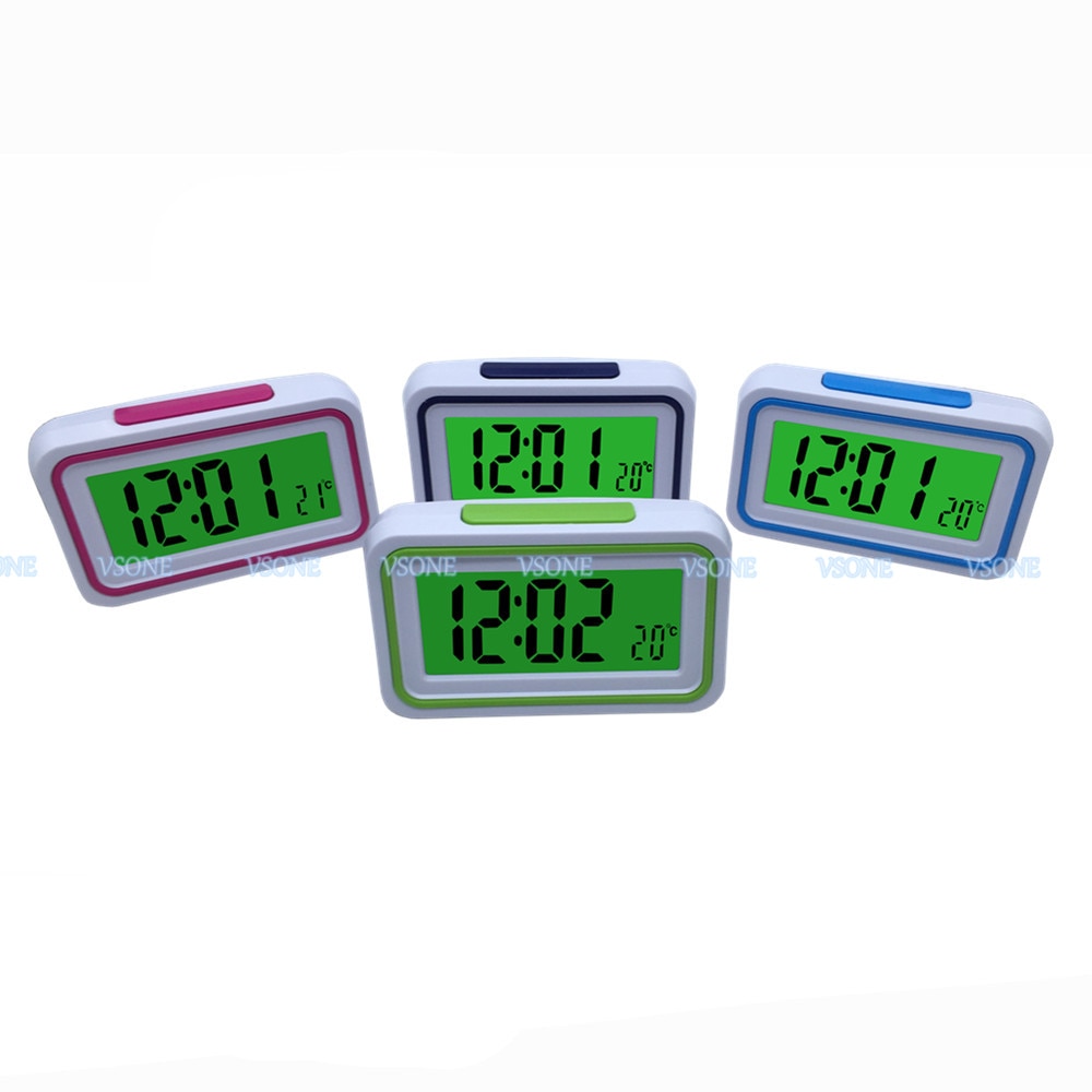 Russische Talking LCD Digitale Wekker met Thermometer, Back lit, voor Blind of Low Vision, 4 kleuren 9905RU