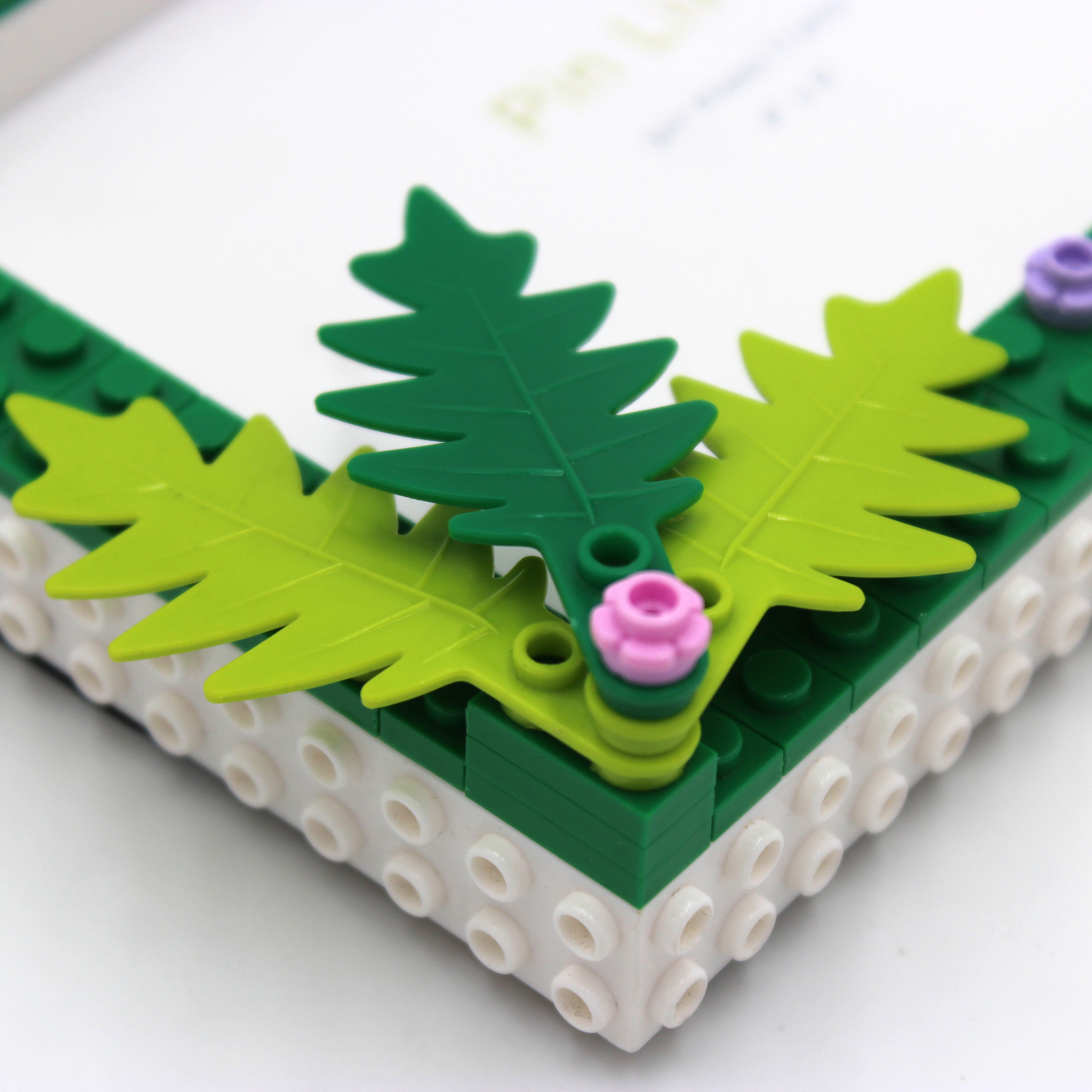 1pc Decor Photo Frame,Simple Green Color Block DIY picture Frame For Home Decoration