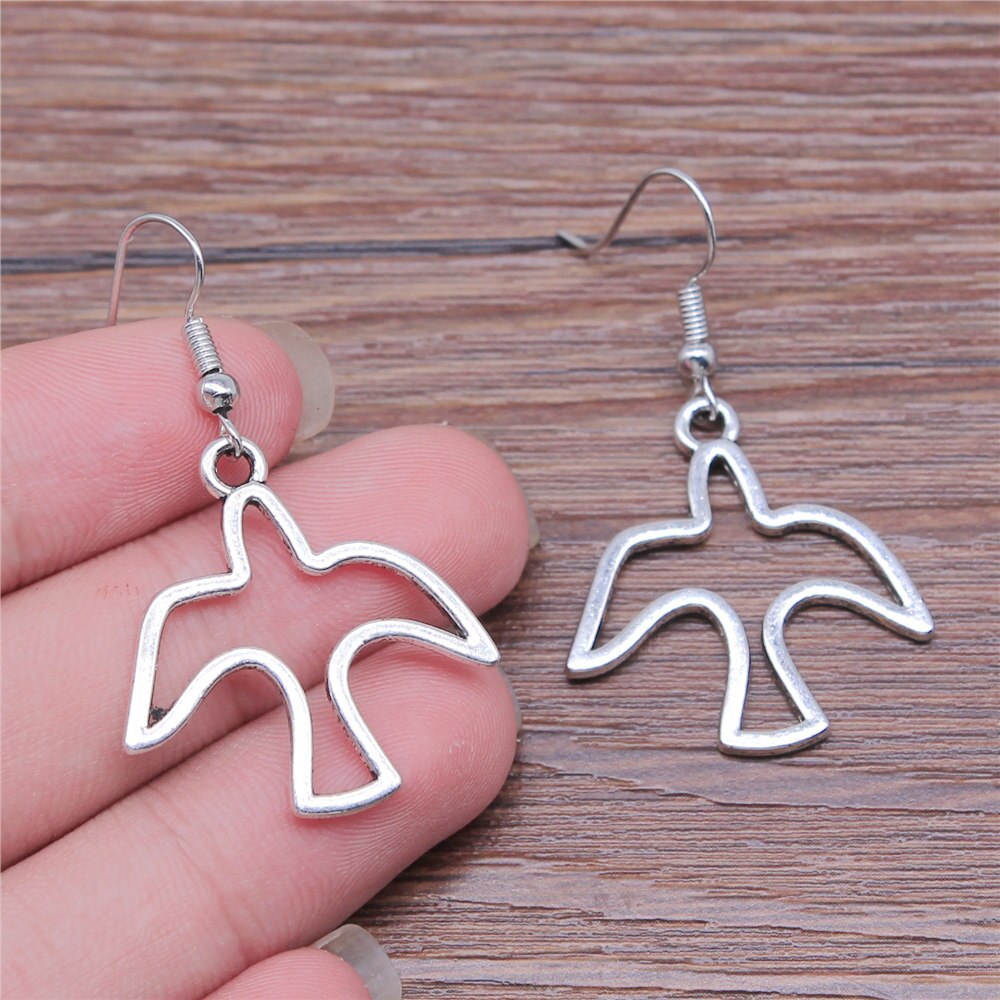 1 Pair Hook Earrings Phoenix Earring Connector Earring For Women Dangle Earring: 28x28mm