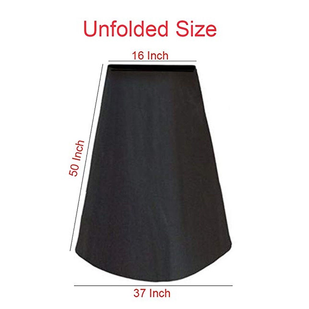 Tuin Outdoor Zwart Waterdicht UV Chimenea Vorm Protector Cover: Silver