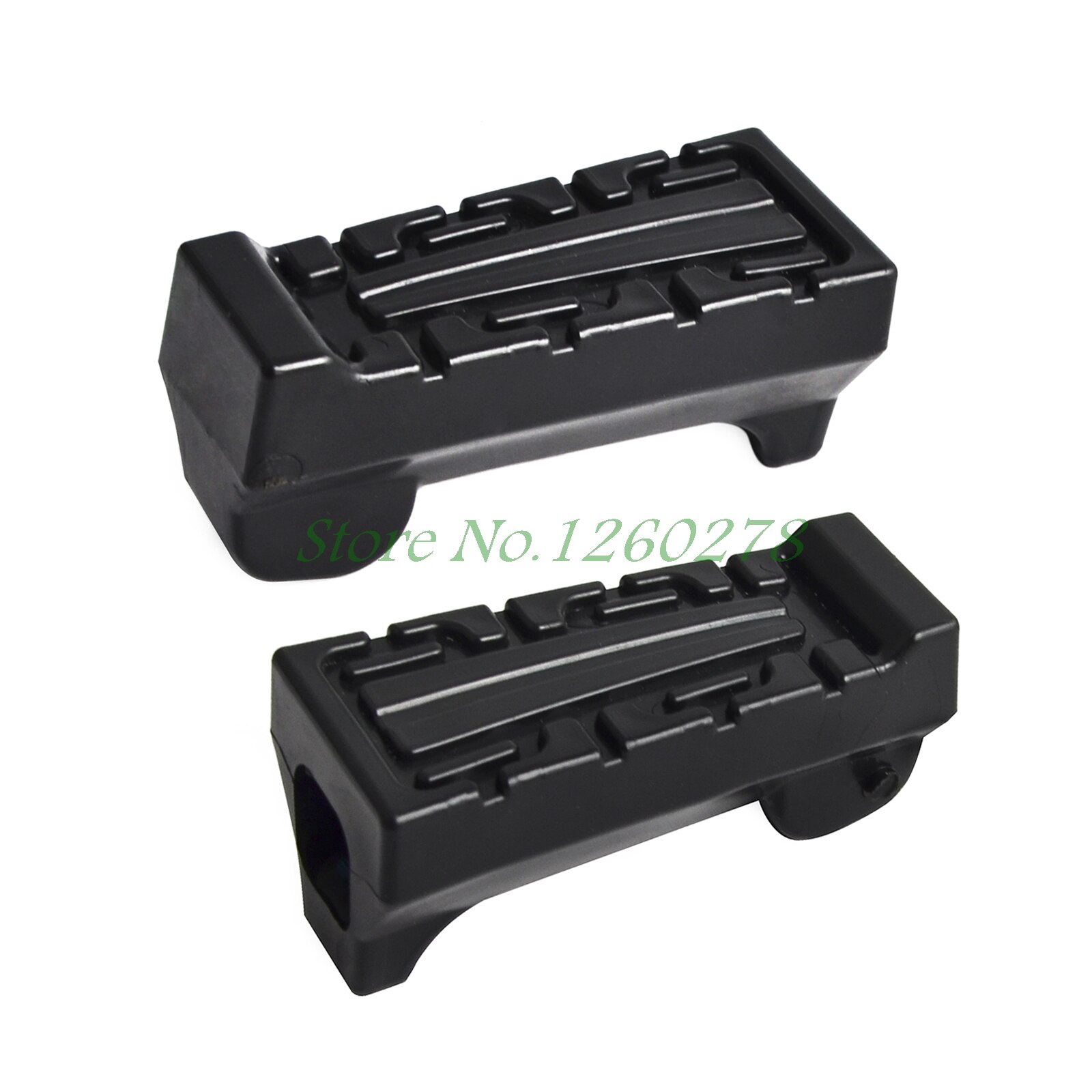 Een Paar Voor Footrest Voetsteunen Rubbers Voor Yamaha YBR125 YBR 125 alle jaar #2288696