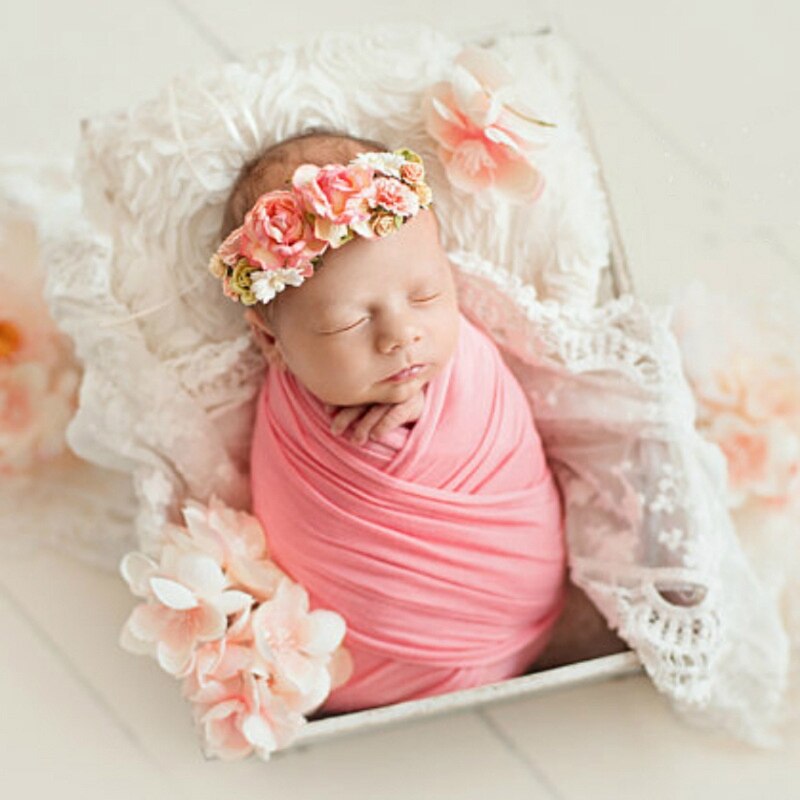 Baby Pasgeboren Fotografie Props Baby Kostuum Outfit Foto 'S Wrap Meisje Kids Hangmat