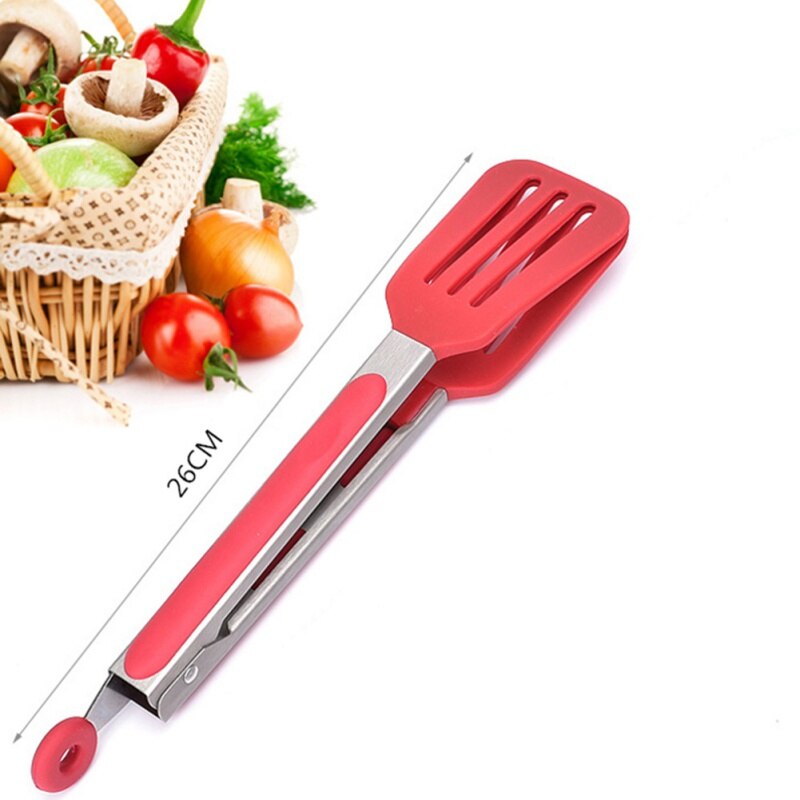 Stainless Steel Food Clip Household Fried Steak Clip Baking Bread Clip Portable Washable Food Clip For Kitchen