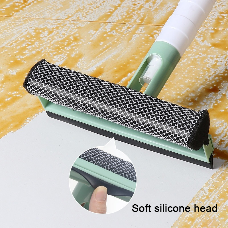 3-in-1 Spray Schrapen Veeg Raamwisser Glasreiniger Ruitenwisser Schraper Schoonmaken Douchewisser voor Huishoudelijk Schoonmaken Tool