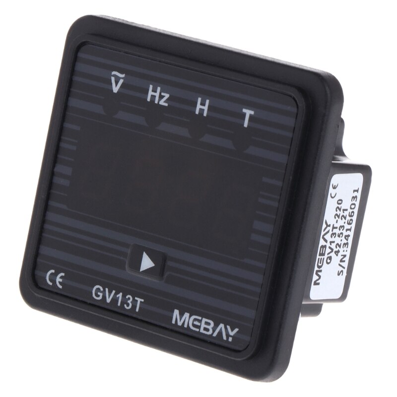 GV13T AC220V Generator Digital Voltmeter Frequency Hour Test Panel Meter