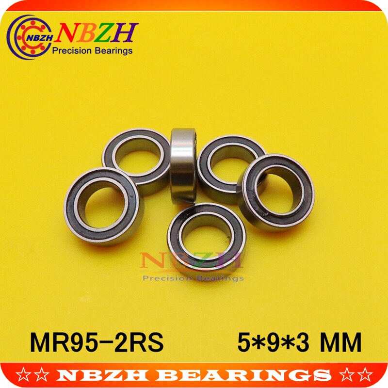 10 PCS MR95ZZ MR95-2RS SMR95ZZ SMR95-2RS ABEC-5 5X9X3 mm Deep groove Ball Bearings MR95 / L-950 ZZ
