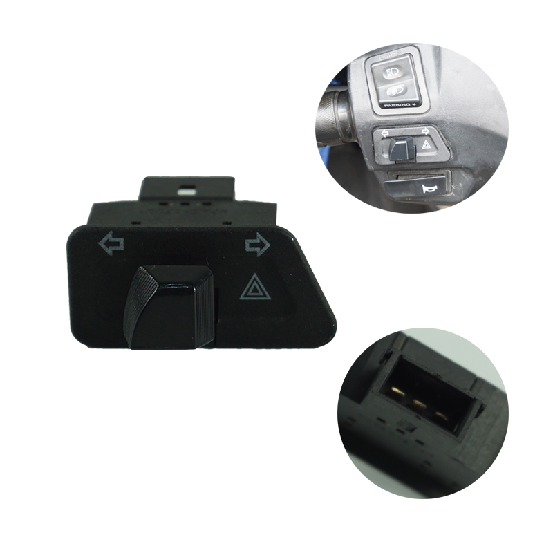 Démarreur klaxon moto | Commutateurs de moto, variateur de phare, Double lumière de Flash, bouton simple pour GY6 50cc 125cc 150cc Scooter à cyclette: Double Flash Light