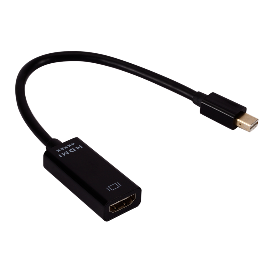 PzzPss miniwyświetlacz Port na HDMI kompatybilny Adapter 4K męski Mini DP do HDMI żeński konwerter wideo-audio na PC projektor do laptopa