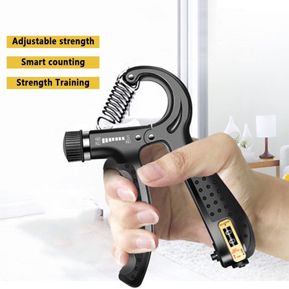 Gym Fitness Hand Grip Men Adjustable Finger Heavy Exerciser Strength for Muscle Recovery Hand strengthener Gripper Trainer