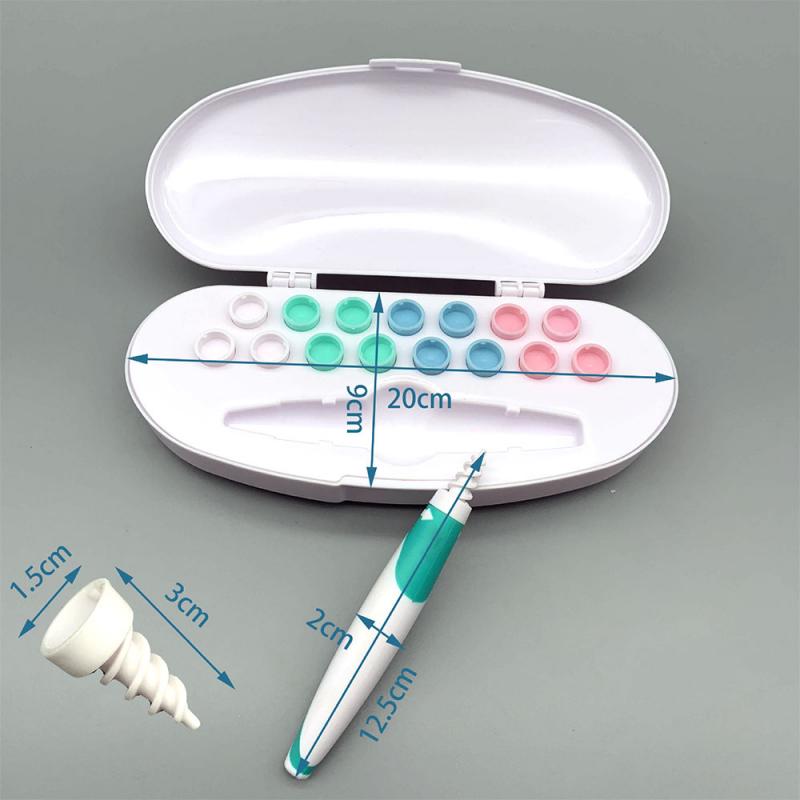 Ear Cleaner Ear Wizard Wax Removal Spiral Soft Swab Pick Tool Set Magic Ear Wax Removal Cleaner Cleaning Pick Remover