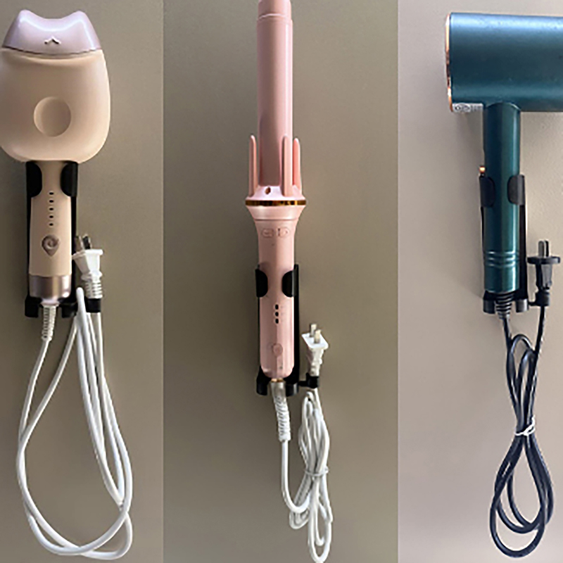 Haarkrulspeld Stijltangen Houder Curling Beugel Wandmontage Föhn Organizer Voor Badkamer Woonaccessoires