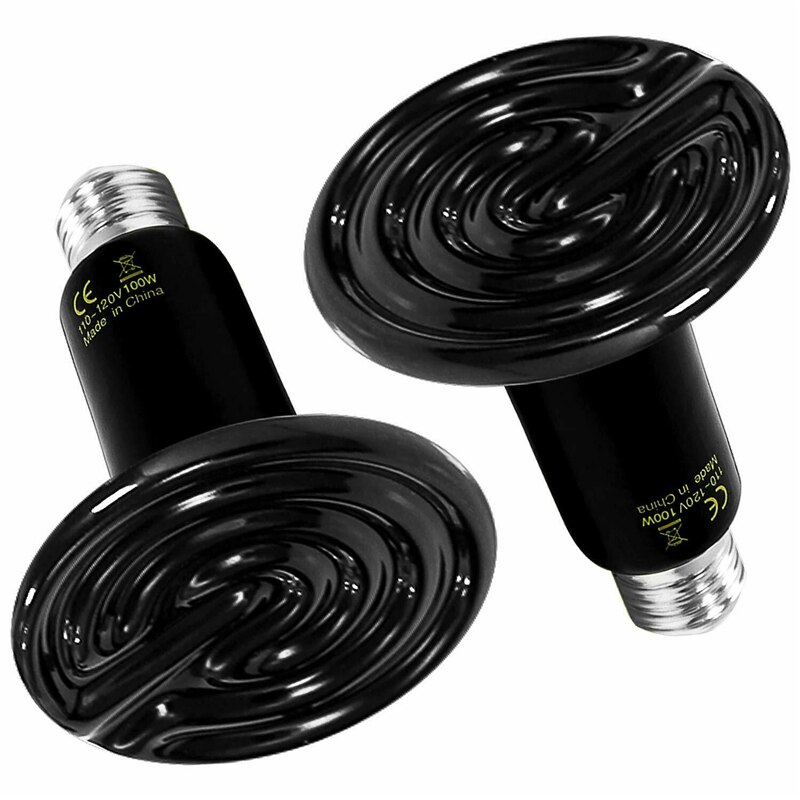 1 Stck 100/150W Keramik Wärme Emitter BROODER Infrarot Lampe Birne Reptil wachsen 110V