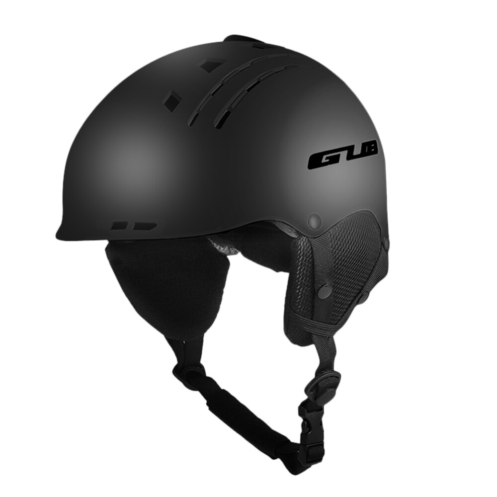 GUB 606 Multi-funktionale Skifahren Helm MTB Fahrrad Fahrrad Sport Radfahren Helm Sicherheit Reiten Integral- geformten Helm: Schwarz