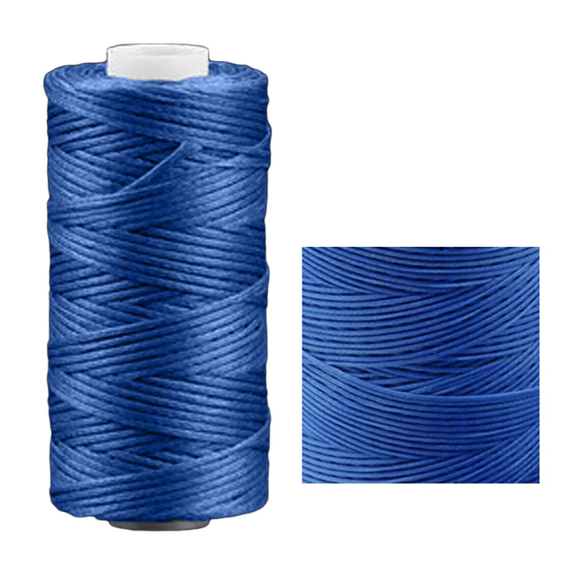 50 m/Roll Handgemaakte Platte Gewaxte Sew Wax Lijn Draad Koord Naaien Craft Tool Hand Stiksels voor DIY Leer: 15
