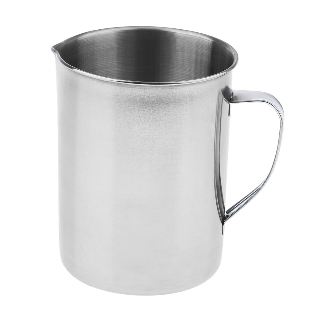 Stainless Steel Laboratory Measuring Cup Beaker Lab Graduated Beaker 2000ml