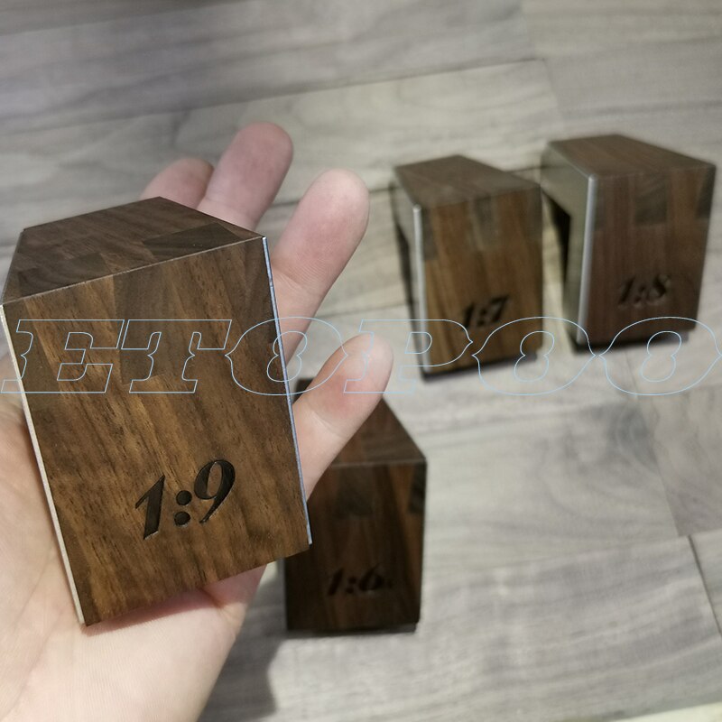 Japanese Black walnut Dovetail Saw Guide Set 1:4 1:6 1:7 1:8 Joinery Cutting Guide Angle Saw Guide Woodworking Tool Durable