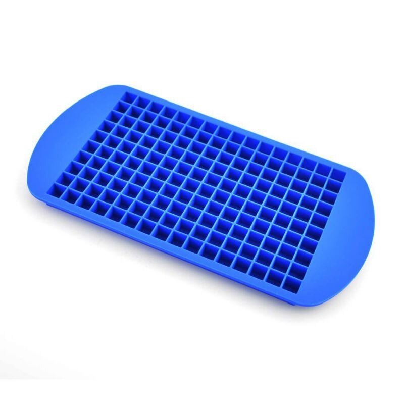 1PCS Silicone Eco-friendly Food Grade 160 Cavity Ice Cube Tray Mini Ice Cubes Small Square Mold Ice Maker LH8s: PI0039L