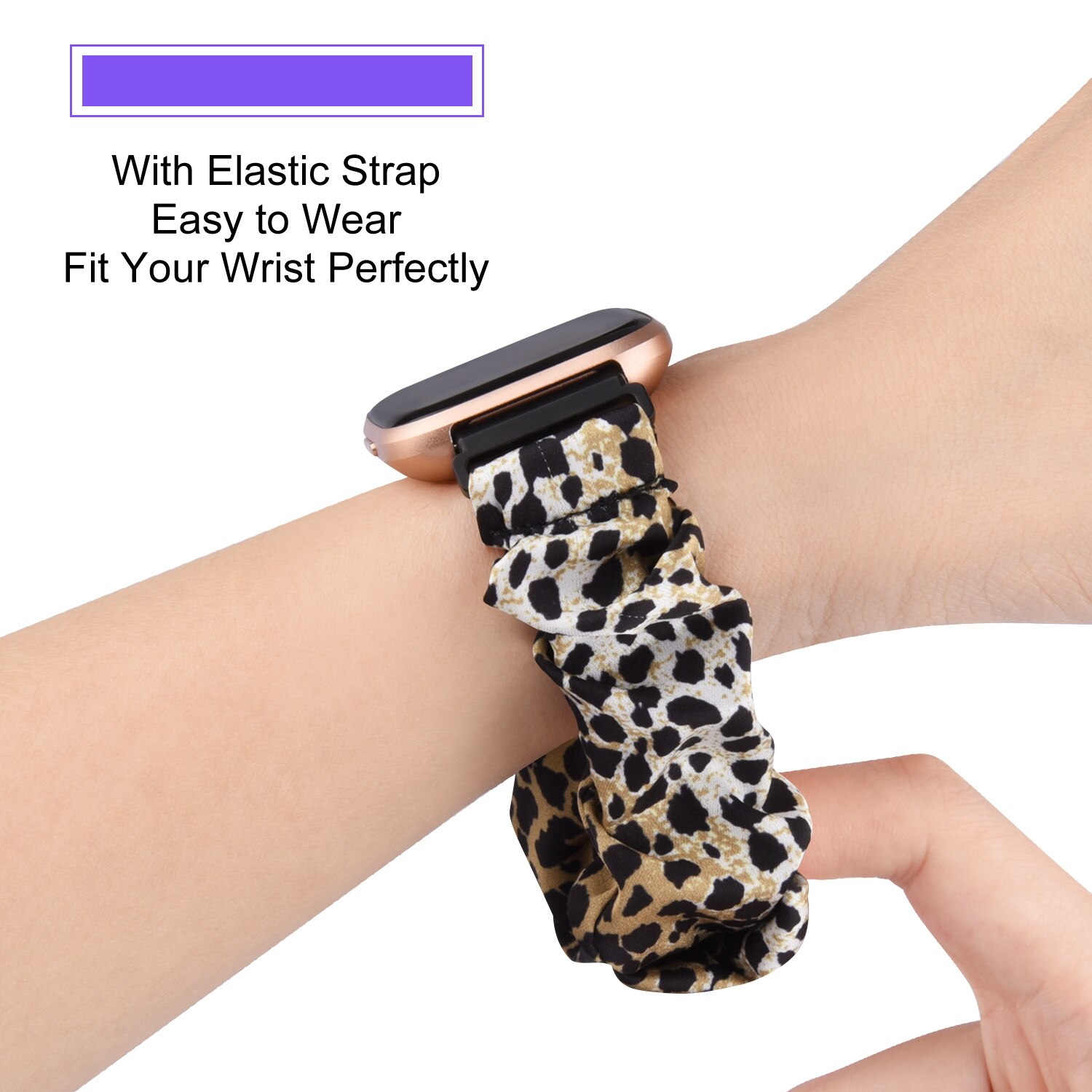 Scrunchie Gummiband Band Für Fitbit Versa 2 Versa Lite Gurt Ersatz Stoff Uhrenarmbänder Weiche Armbinde Für Fitbit Versa 2