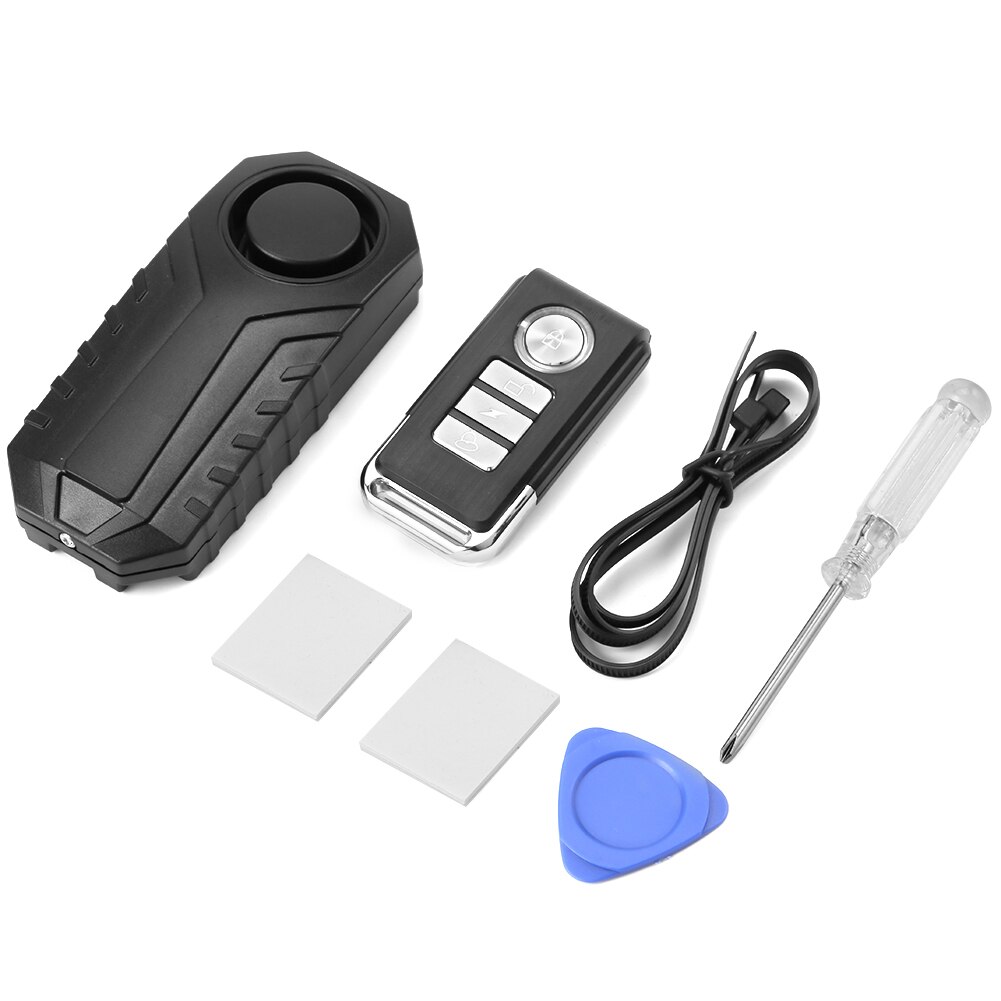 MR 22R2 7 level adjustable sensitivity Wireless Bicycle Bike Anti theft Alarm Security Remote Control Lock Loud Sound Alarm