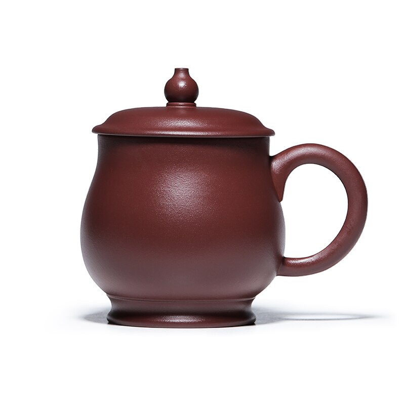 Yixing teetasse Tee-einstellen Handgemachte teetasse büro Tasse lila Sand tasse mit abdeckung persönliche abdeckung wasser tasse