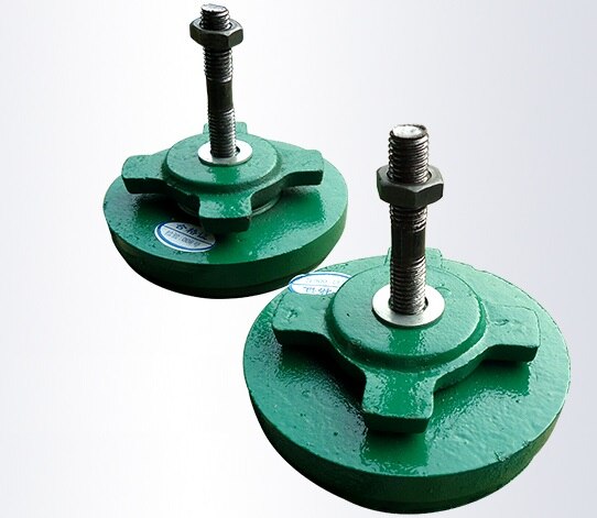 Base100 x 50 M12 round head Machine Anti-vibration Mounts pad,leveling mounts
