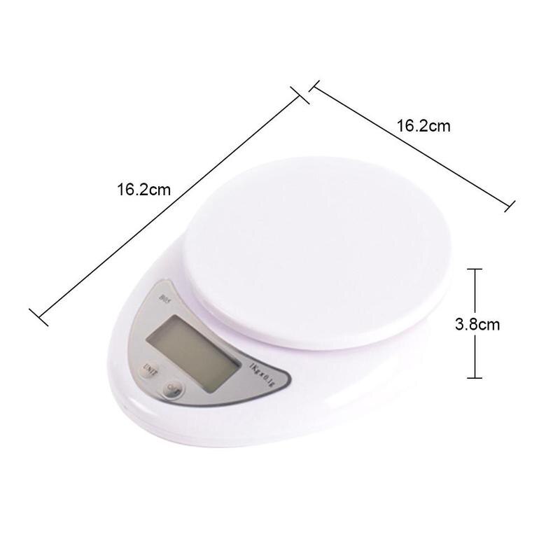 Mini Elektronische Digitale Keuken Voedsel Schaal 5000G/1G Digitale Dieet Schaal Weegschaal Weegschaal keuken D9Y5