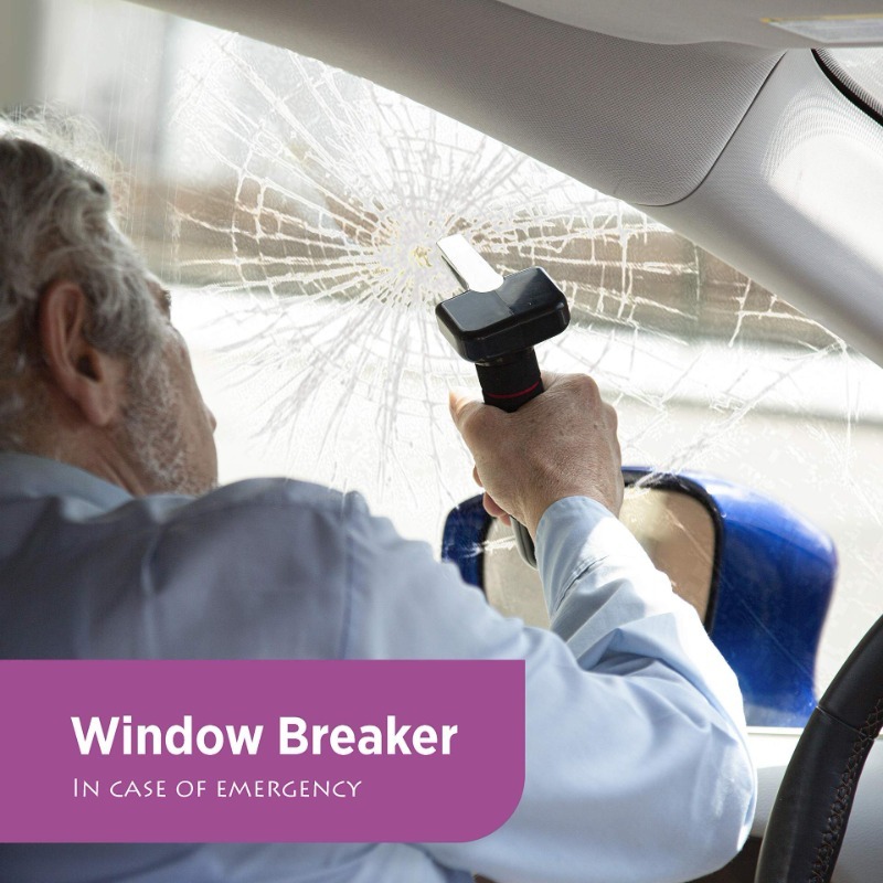 2 in 1 dørhåndtak multifunksjonshåndtak for kjøretøy vindusbryter bærbar bil svamphåndtak for bil