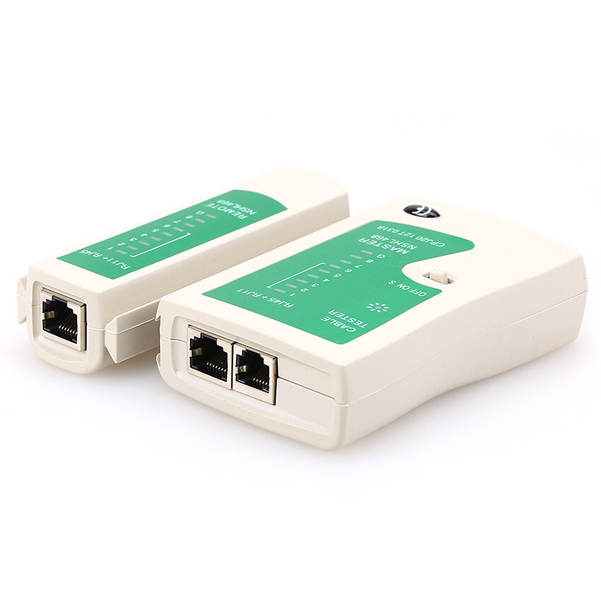 Herramientas de Cable tester de cable de red RJ45 RJ11 RJ12 CAT5-6 UTP Detector de tester de cable lan herramientas de prueba remota de red