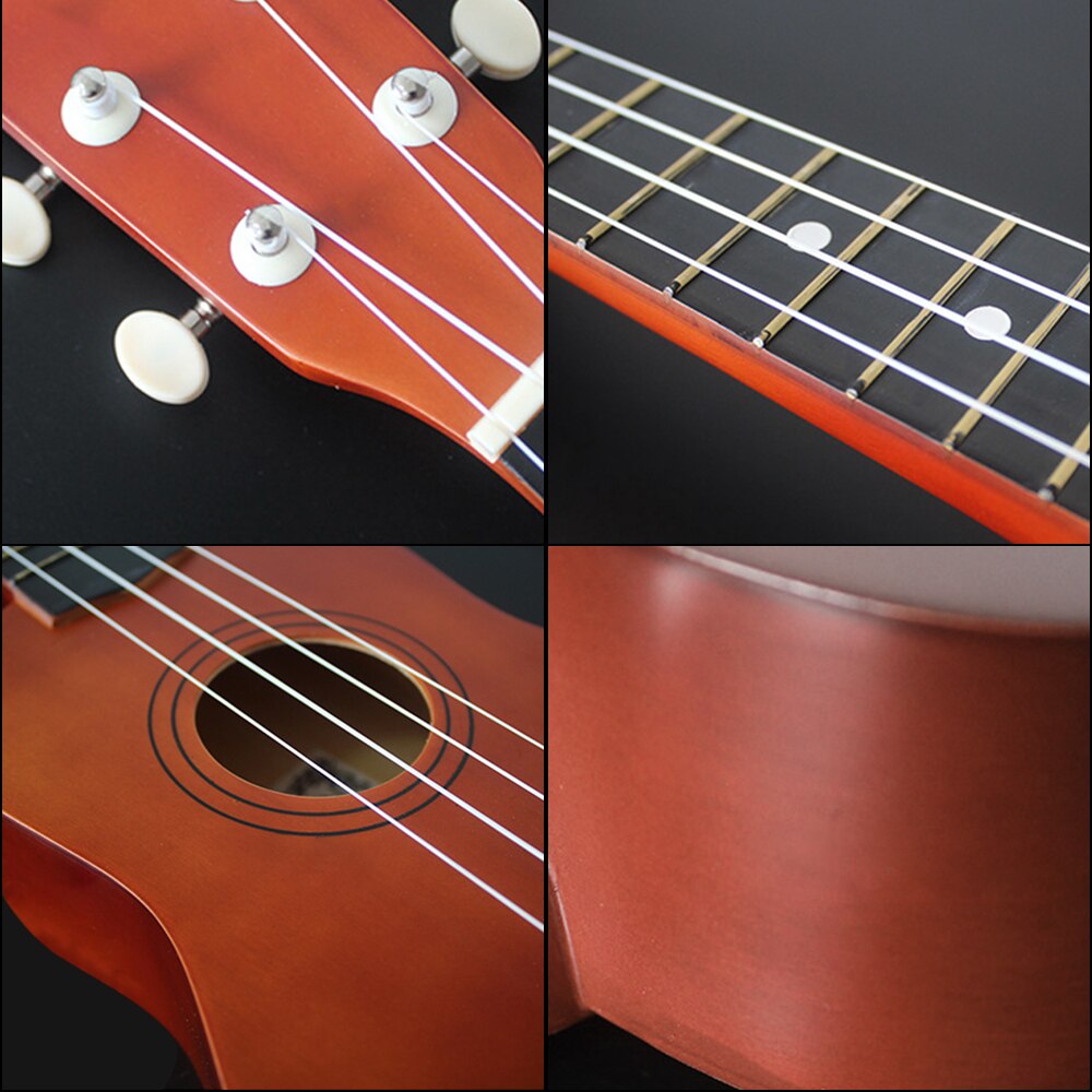 21" Soprano Ukulele Rosewood Acoustic Nylon 4 Strings Ukulele Bass Guitar Musical Instrument for beginners or Basic Players