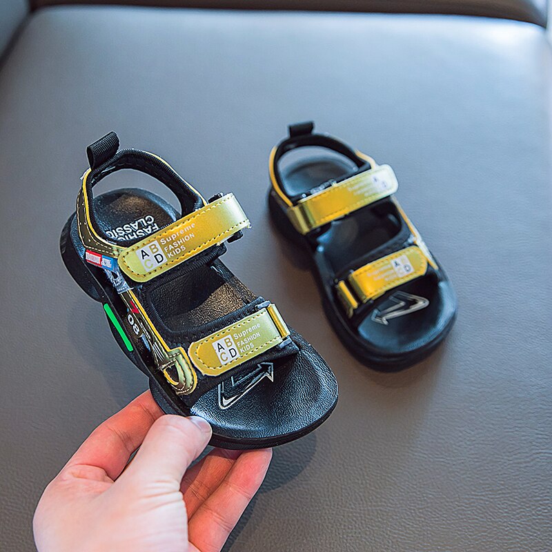 Drenge og piger sommer letvægts sandaler børn sports sandaler bløde behagelige børn strandsko størrelse 22-31