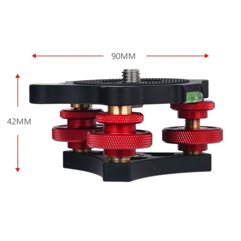 PL-64 Camera Tripod Head Leveling Base Aluminum Al... – Vicedeal