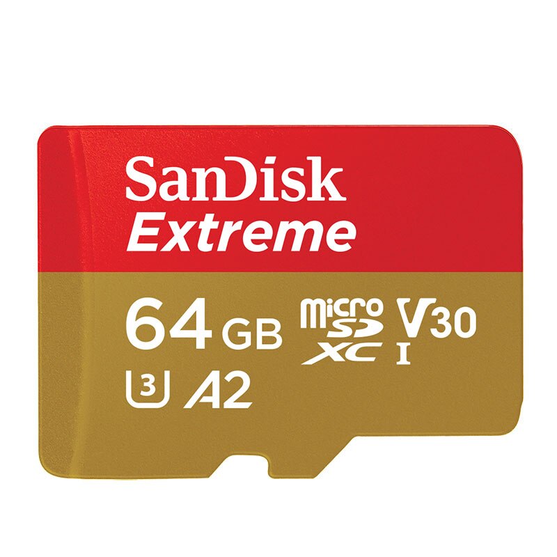 SanDisk-tarjeta Microsd de 128GB para teléfono inteligente memoria Flash TF de 32GB, 64GB, 256GB SDXC, A1/A2 U1/U3 UHS-I C10, 4K: V30-160M-64GB