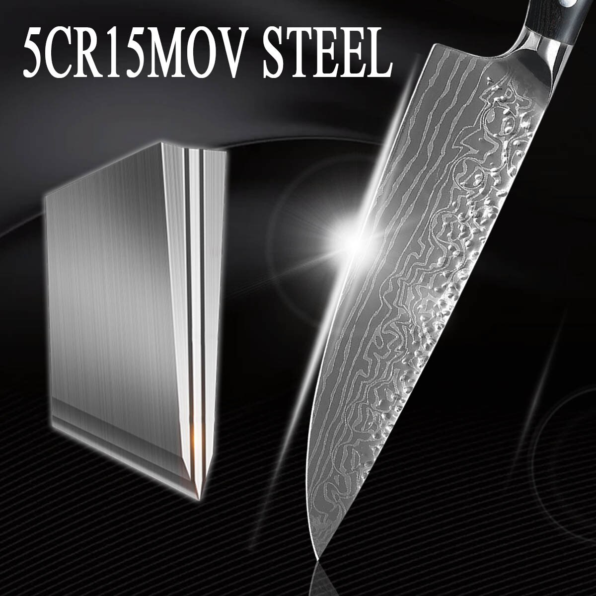 Damacus Chef Knife Ultra Sharp Chefs Knife 8 Inch High Carbon German Stainless Steel Forged Blade Kitchen Knife