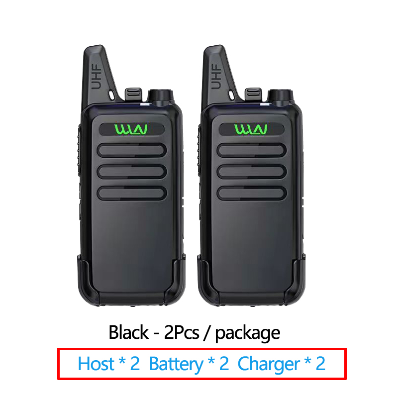 Mini Radio portátil 400-520MHz 5W 16 canales UHF transceptor Walkie Talkie WLN KD-C1 Talki Walki BAOFENG BF-888S UV5R Quansheng: YELLOW / EURO