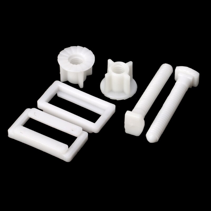 1 Pair Toilet Seat Hinge Bolts Screw Fixing Fitting Kit Toilet Seat