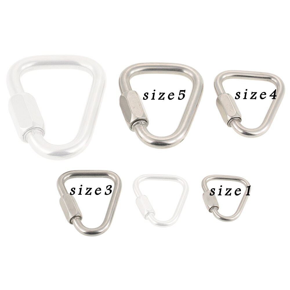 D Buckle Carabiner Rock Climbing Buckle Hanging Hook Carabiner Quick Link Lock Rope Buckle Camping Hiking Climbing Equipment