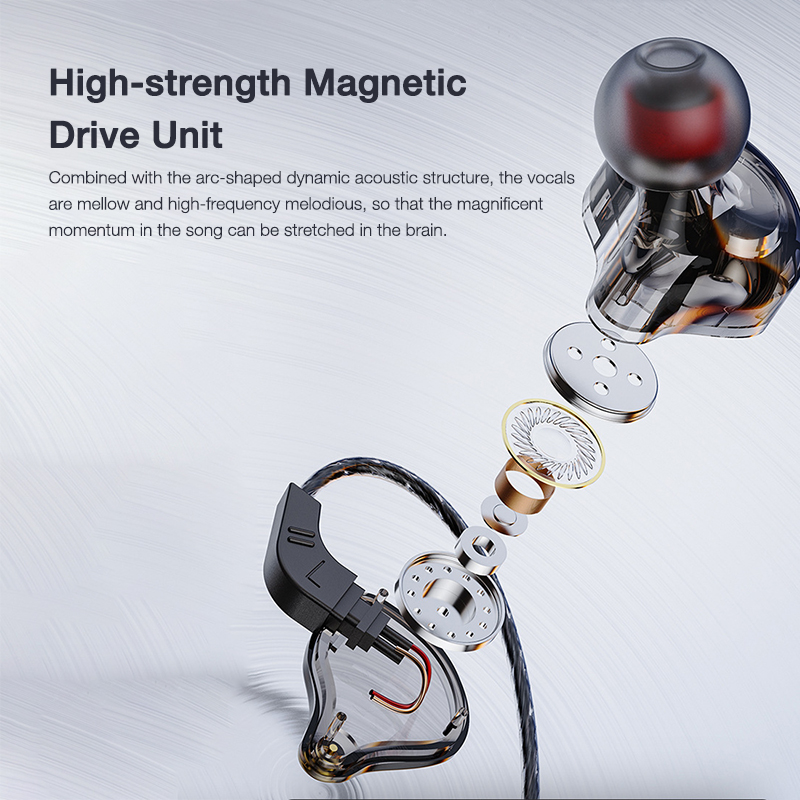 EARDECO 3.5mm Wired Headphones with Microphone Bass Phone Wired Earphone Stereo Inear Headphone Headset Earbuds Noise Cancelling