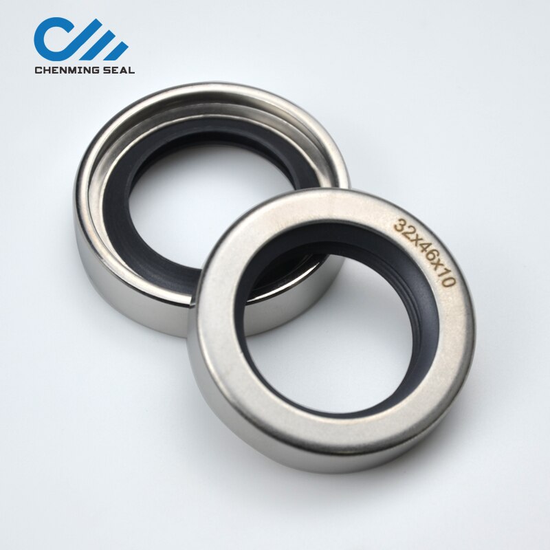 Shaft Diameter 32 PTFE Oil Seals Rotary Lip Seal Stainless Steel Shaft Seal for Screw Air Compressor