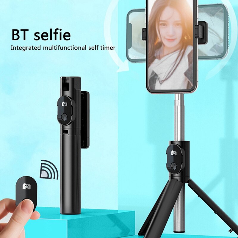 P20 live-support-selfie-stick, multifunktionaler, tragbarer, teleskopierbarer und drehbarer bluetooth-selfie-stick-stativ